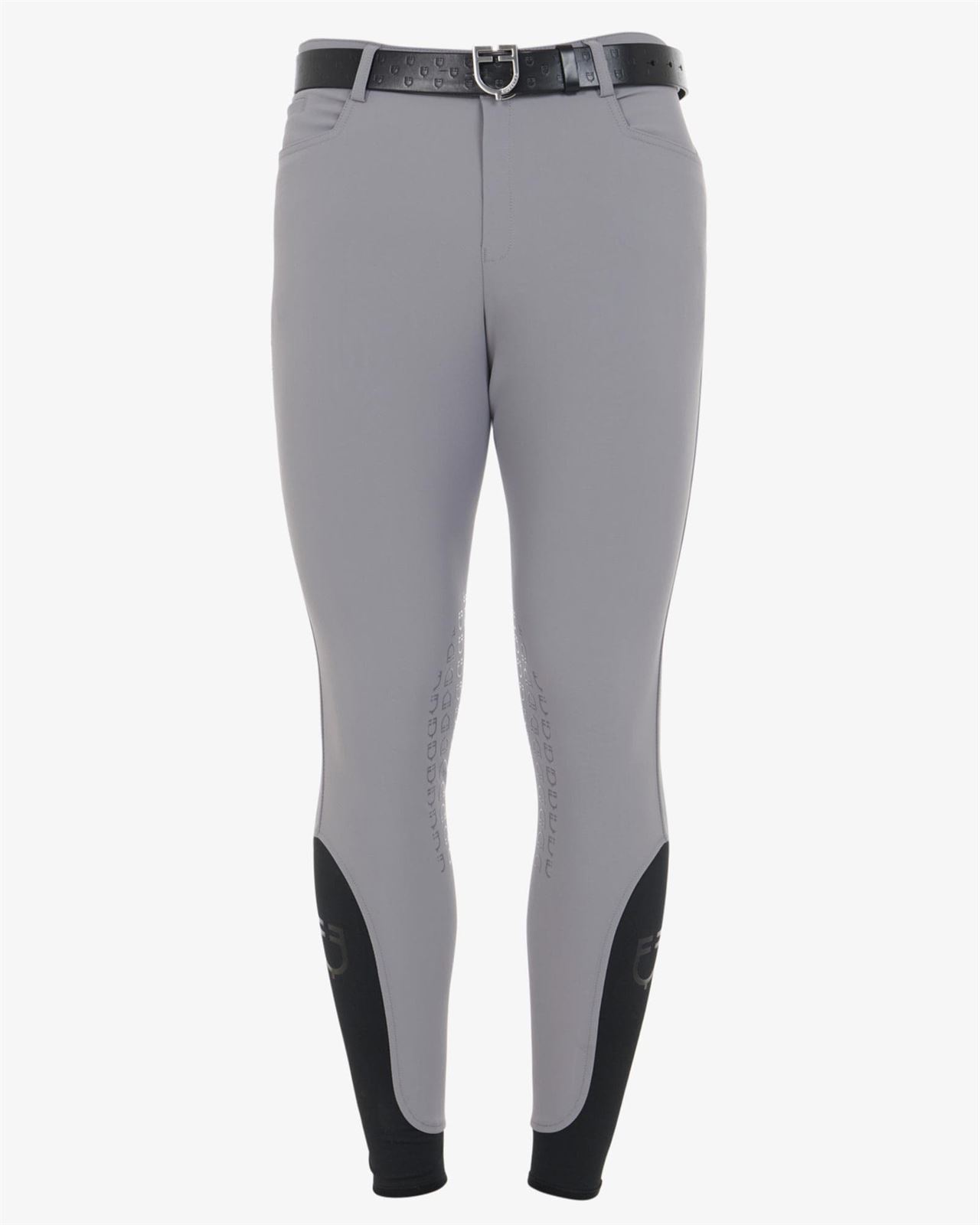 Legging HKM Sports Equipment Lola grip en rodilla color lila oscuro TALLA  128 (6-7 AÑOS)